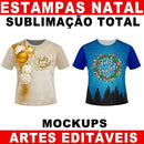Vetores Camisetas Corel Natal Sublimação Estampa