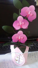 Arquivo Corte Silhouette Dia Das Mães Orquidea Rosa