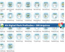 Kit Digital Flork Profissões