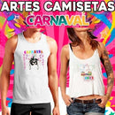 Estampas Carnaval Sublimação Camisetas Mockups Corel