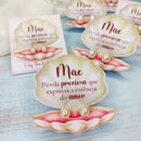 Card Concha Brincos Dia Das Mães - Arquivo Digital