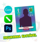 Arquivo Digital Figurinha Da Copa 2022 Pdf E Corel Editável