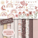 Kit Digital Arco - Iris Boho Aquarela (18)