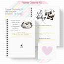 Combo Arquivos Encadernação Planner Gestante A5 Completo