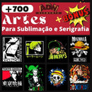 +700 Artes Animes, Filmes E Series | Sublimação E Serigrafia