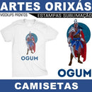 Pack Artes Digitais Camisetas Sublimação Orixás Umbanda