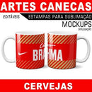 Estampas Canecas Cervejas Sublimação Mockups Estampas