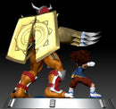 Digimon Tai And Wargreymon Stl/obj Para Impresión 3d