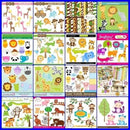 104 Kits Scrapbook Digital Safari Zoo  + Super Brinde