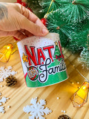 Pacote Artes Caneca Natal 19 Arquivos Png + Letrinha Frases