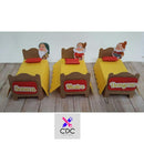 Arquivo Digital Silhouette Cama Branca de Neve