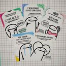 Pack Artes Cartão Agradecimento Flork Memes 16 Arquivos Jpg