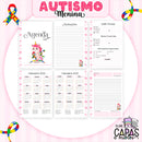 Coleção Encadernação Autismo Menina - Arquivo Digital