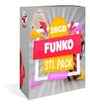 Pack Stl Modelos 3d Funko + De 28gb -  200 Archivos + Comple