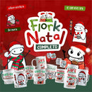 Kit Artes Canecas Flork Natal Luz Sublimação Completo