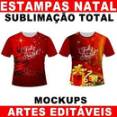 Vetores Camisetas Corel Natal Sublimação Estampa