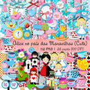 Kit Digital Alice No País Das Maravilhas (cute)