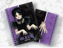 Kit Encadernação Agendas Escolares  Wandinha  Editável Corel