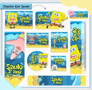 Etiqueta Escolar Bob Esponja - Arquivo Digital