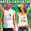 Estampas Carnaval Sublimação Camisetas Mockups Corel
