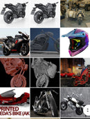 Pack Stl Motos Arquivo Digital