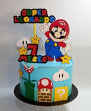 Arquivo De Corte Topo De Bolo Super Mario Em Camadas