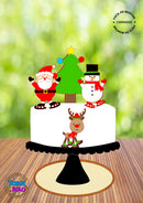Arquivo De Corte Topo De Bolo Natal