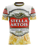 Estampas Camisetas Artes Cervejas Bebidas Mockups Azul