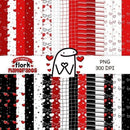 Kit Digital Flork Dia Dos Namorados - Cliparts E Papéis