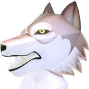Kit  Máscaras Animais Para Imprimir E Montar Lobo Leão Aguia