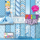 Kit Papel Digital Cinderela