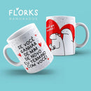 Kit Artes Para Canecas Dia Dos Namorados Flork Bento
