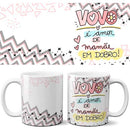 Estampas Canecas Sublimação Dia Dos Avós Mockups Avô Avó