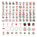 Kit Artes Canecas Flork Natal Luz Sublimação Completo