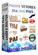 Arquivo Digital Cnc Aspire Artcan Dia Dos Pais