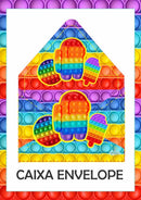 Arquivo Digital Caixa Envelope Mini Caixa Pop It Jpeg/pdf