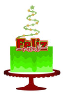 Arquivo De Corte Topo De Bolo Natal 83 Studio