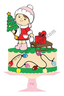 Arquivo De Corte Topo De Bolo Natal Camadas Studio