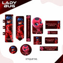 Etiqueta Escolar Lady Bug - Arquivo Digital