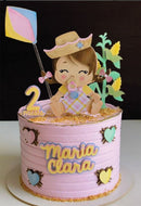 Arquivo De Corte Topo Bebê Caipira Menina 001  - Studio