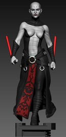 Asaj Ventress, Star Wars - Arquivo Stl - Impressora 3d