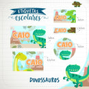 Arquivo Etiqueta Escolar Dinossauros 15 Studio Pdf Png Cdr