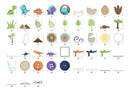 Kit Digital Dinossauro Cute - Baby
