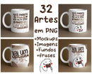 Kit Digital De Pascoa Flrok Para Canecas Em Sublimação Vl2