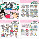 Estampas Dia Dia Professores Artes Frases Pandoca Pack2