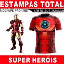 Artes Sublimação Total Heróis Mockups Estampas Prontas Corel