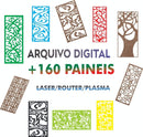 160 Arquivos Vetores Paineis Decorativos Corel Corte Cnc Mdf