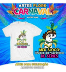 Pacote Estampas Flork Carnaval Artes Png