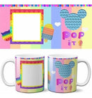 Estampas Canecas Pop It Infantil Dia Das Crianças Mockups