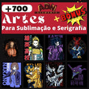 +700 Artes Animes, Filmes E Series | Sublimação E Serigrafia
